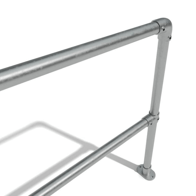 Galvanised Steel Handrail - charged per metre  