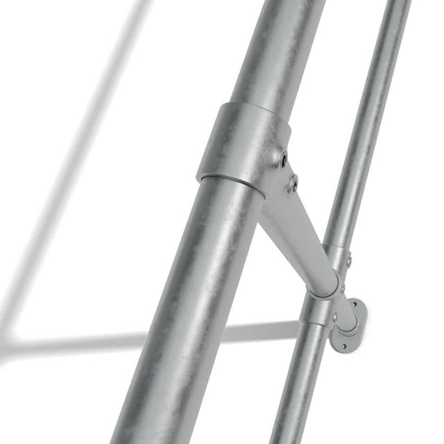 Galvanised Steel Handrail - charged per metre  
